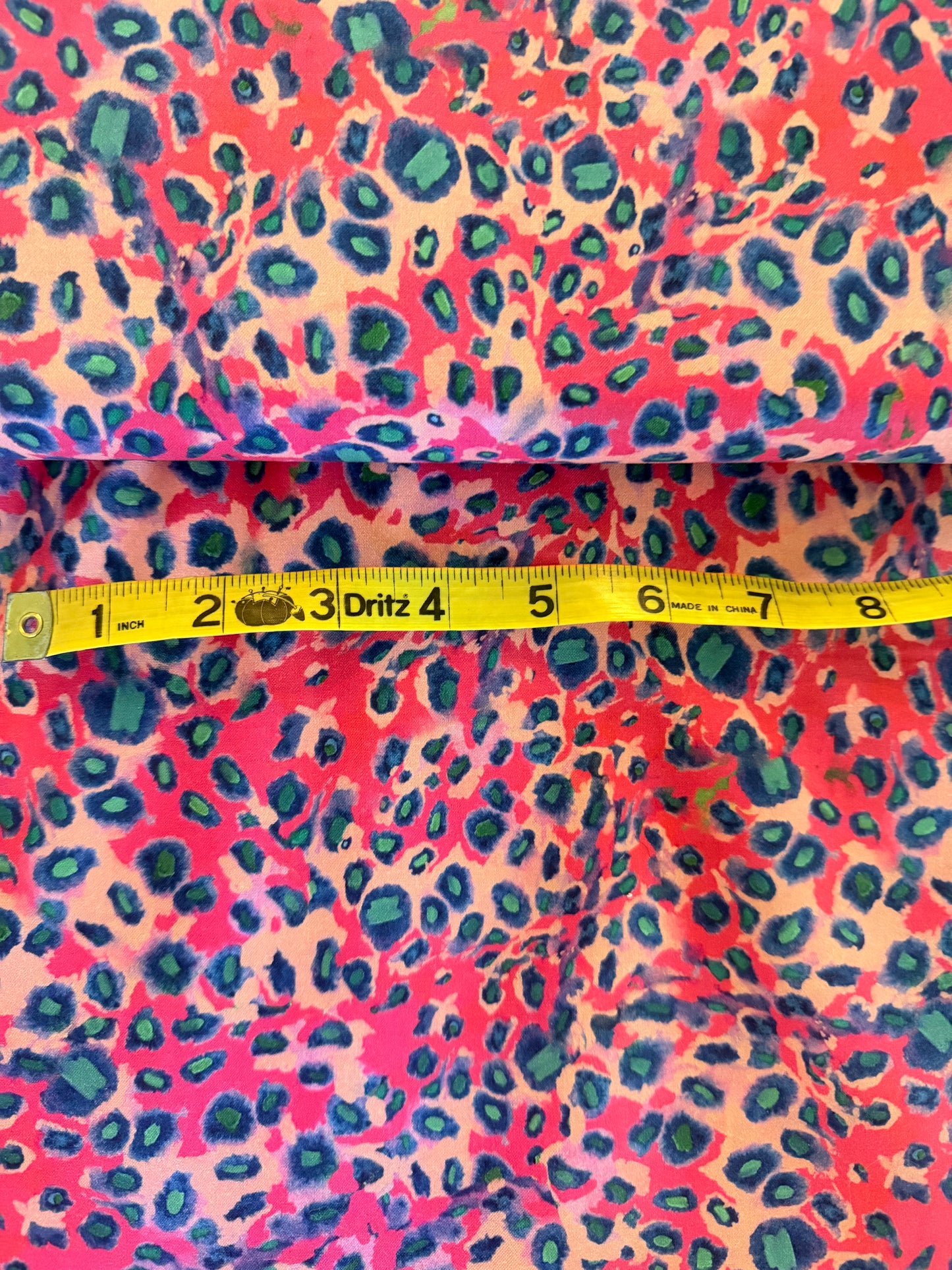 Quilting Cotton- Cheetah Pink