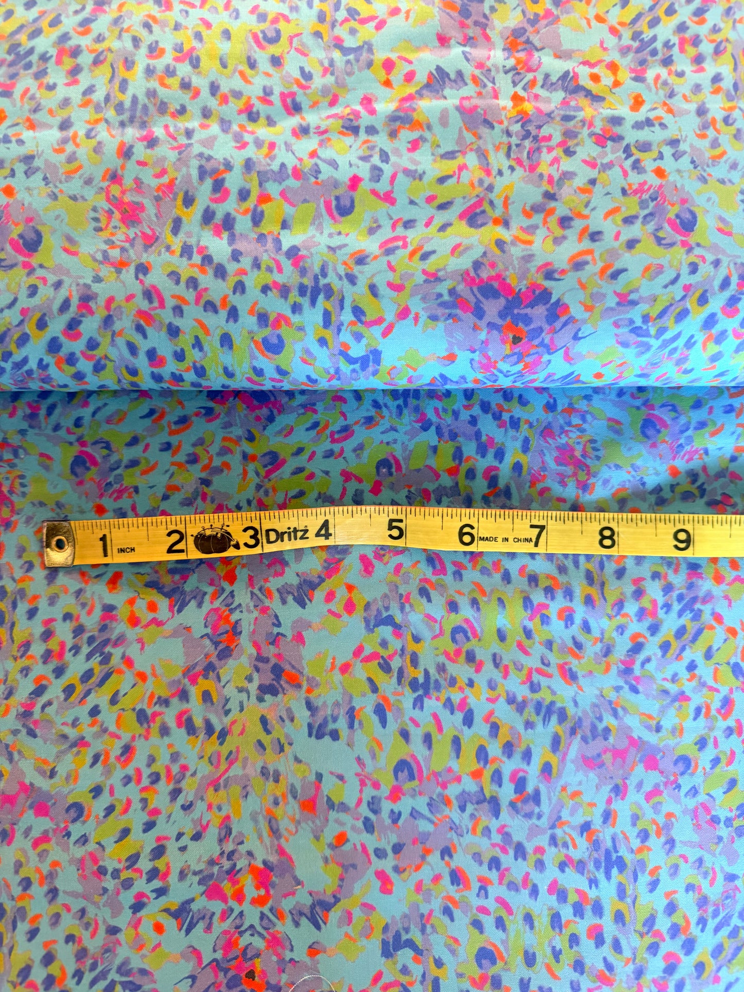 Quilting Cotton- Plumage Blue and Green