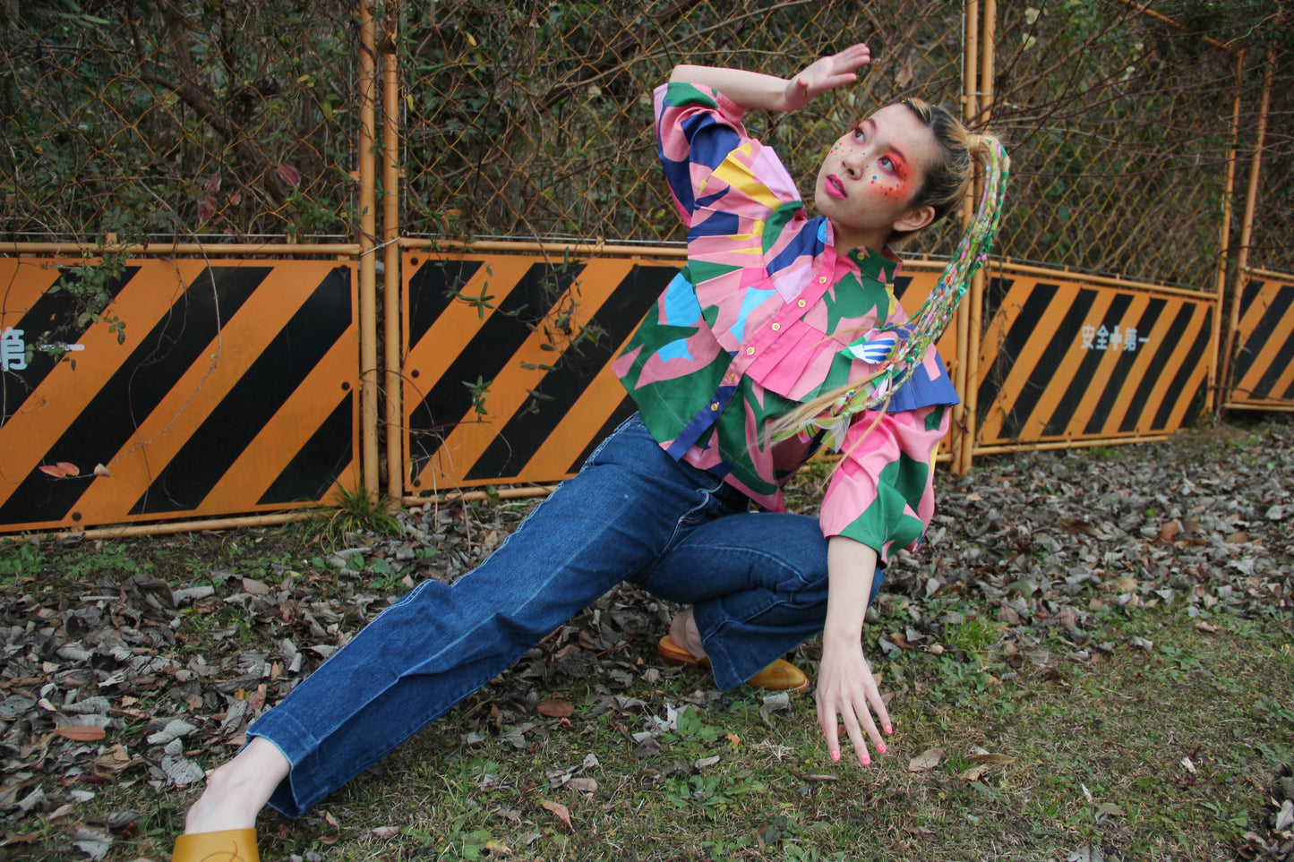 Pleated Yoke Top (3 prints)