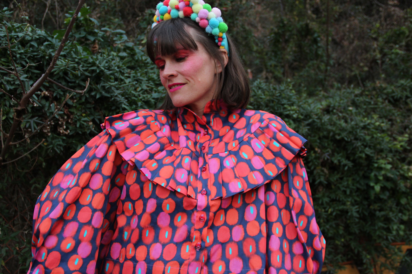 Pleated Yoke Top (3 prints)