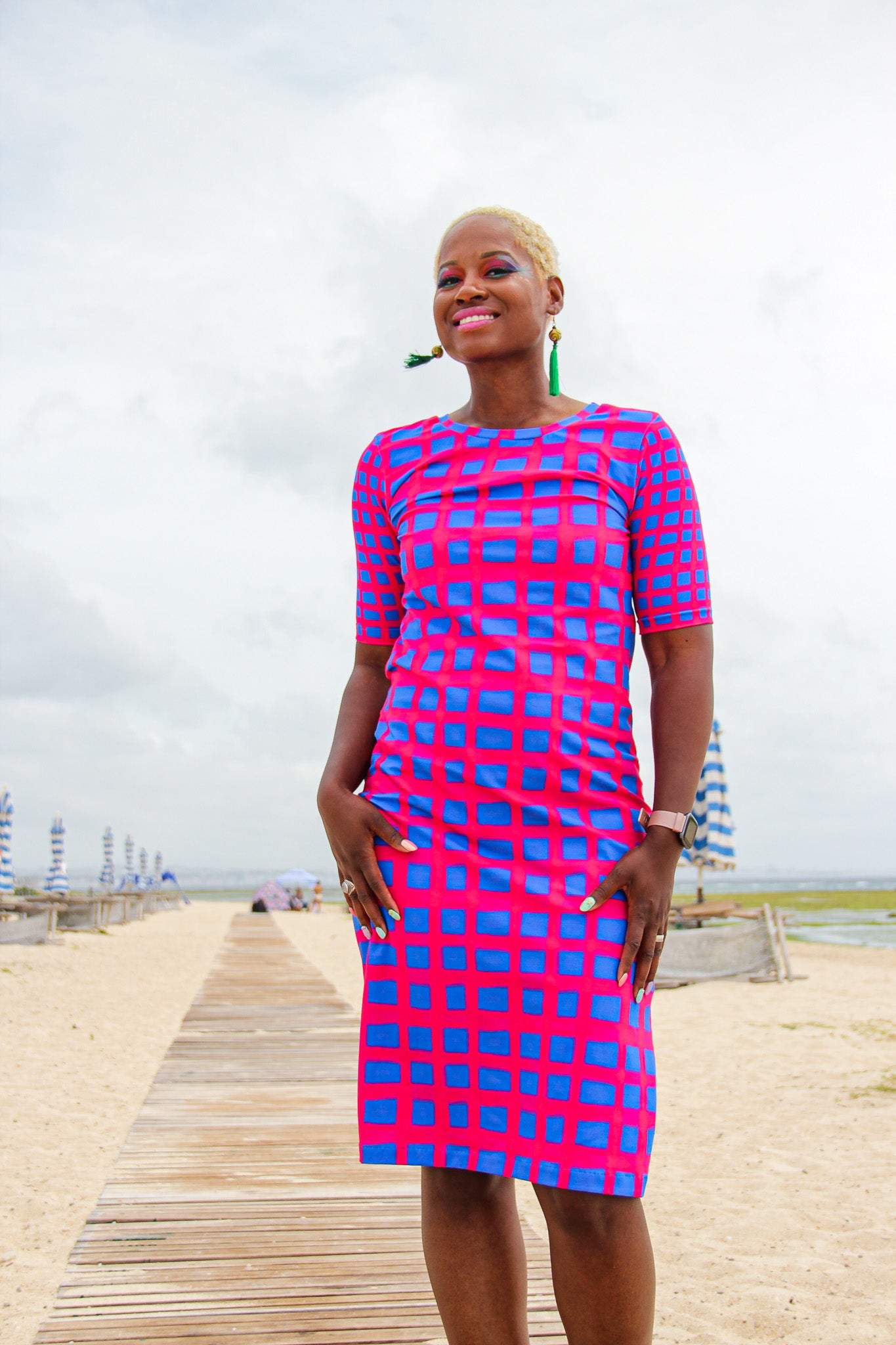 Stretch Cotton Dress