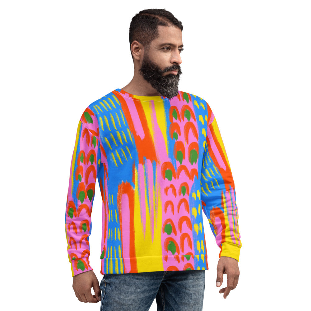 Primary Color Party Sweatshirt