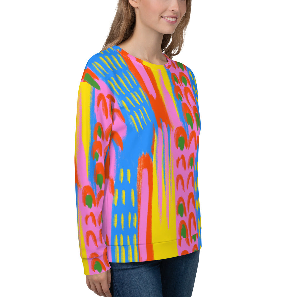 Primary Color Party Sweatshirt