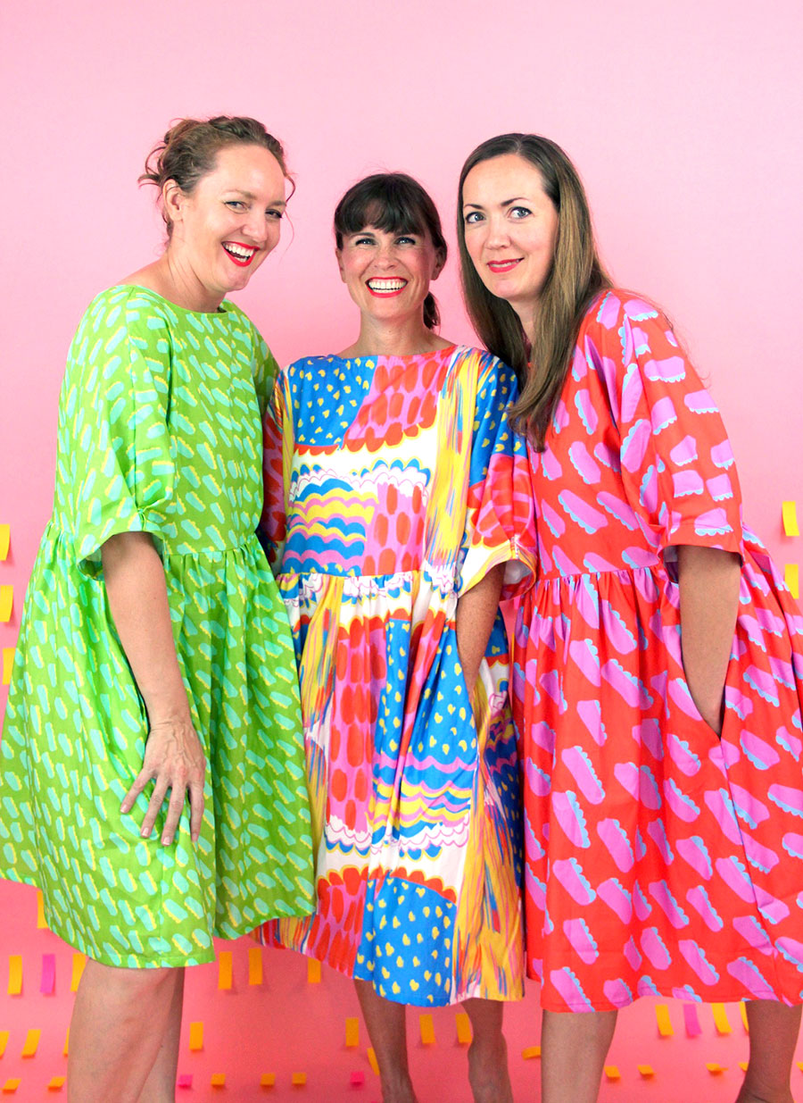 Small Batch Oversized Dress: 4 Prints