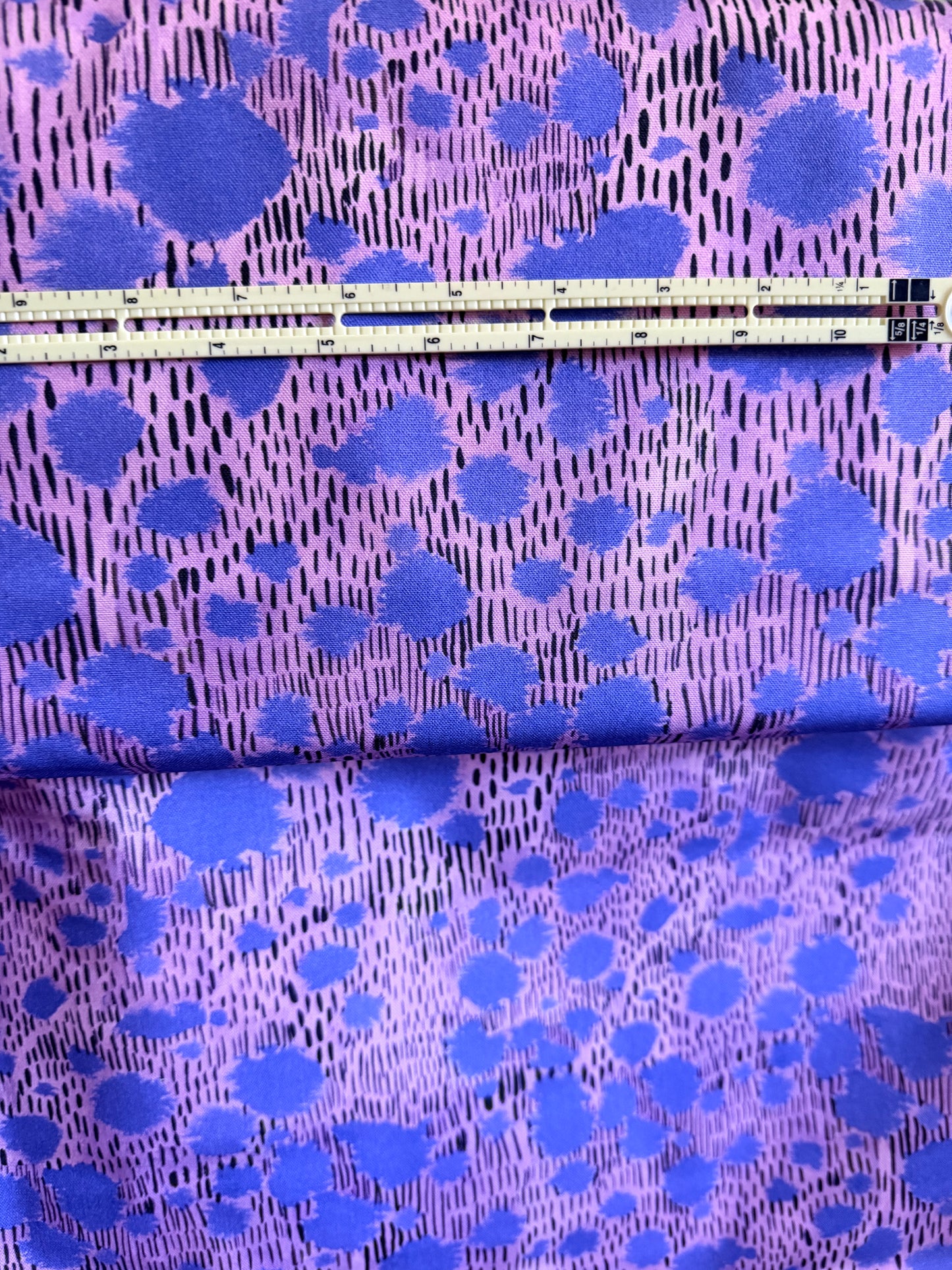 Cotton Canvas - Blue Violet Freckled Wood