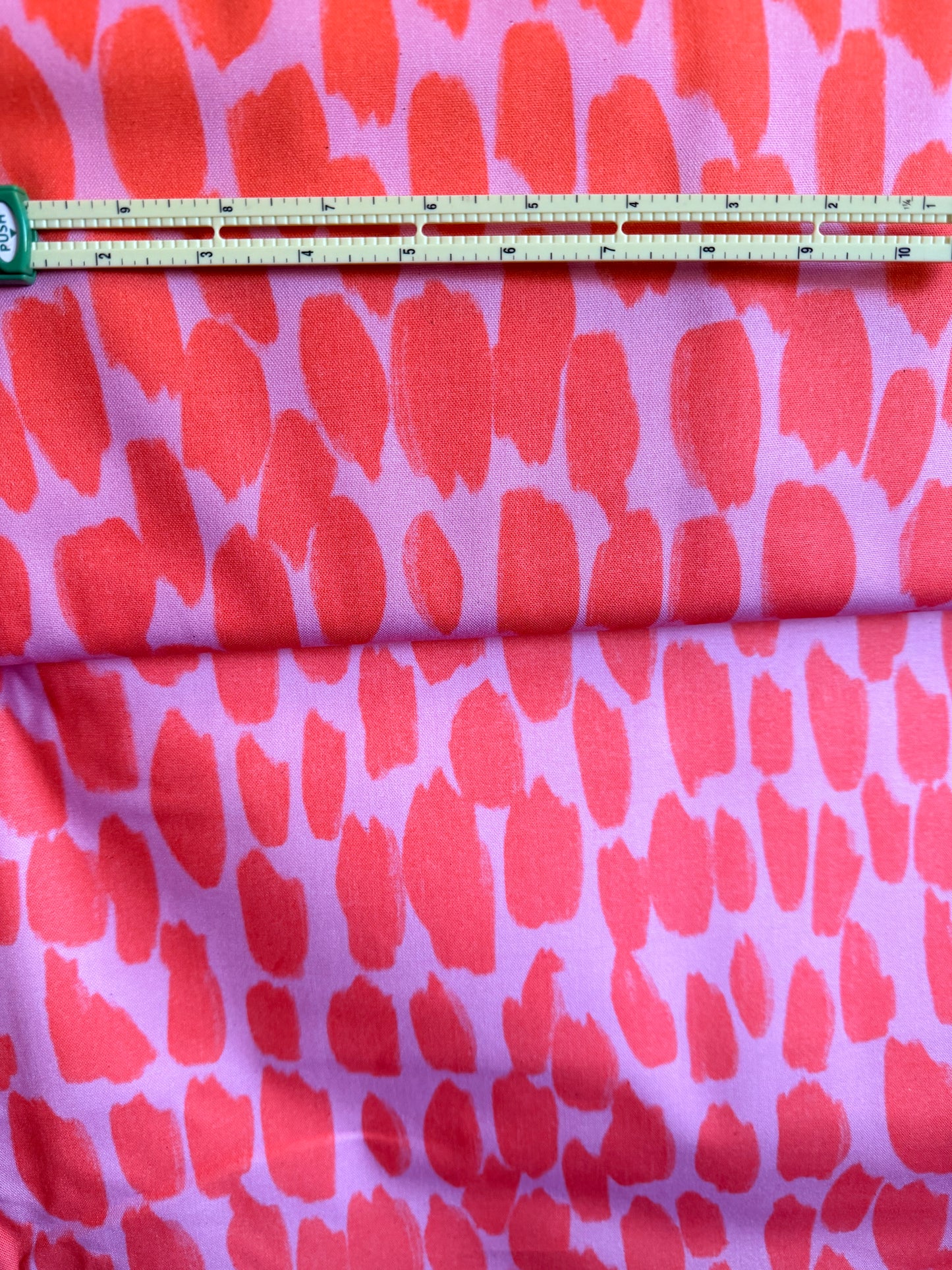 Cotton Canvas - Pink Brushstrokes