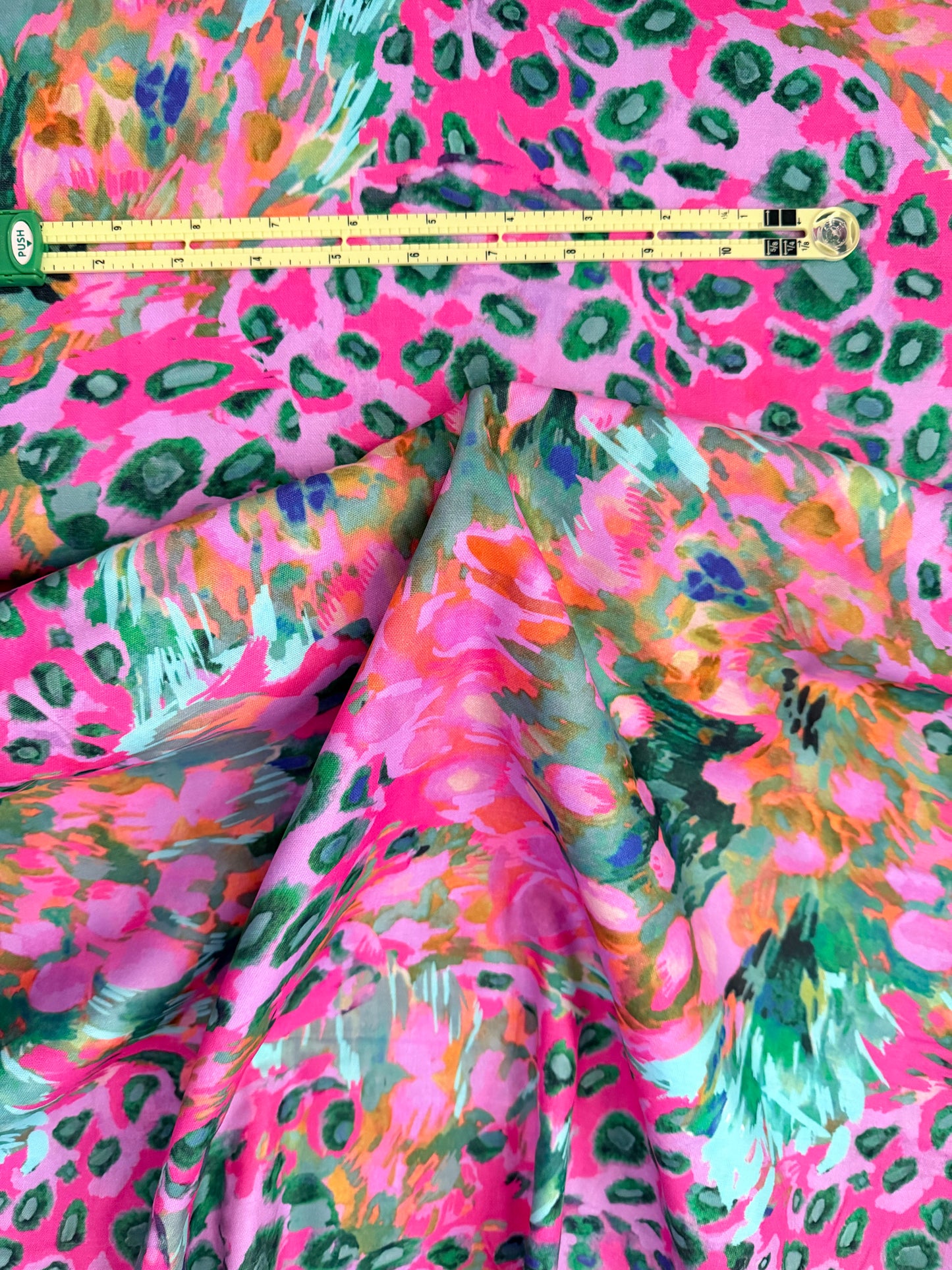 Smooth Double Gauze - Cheetah Flower Pink