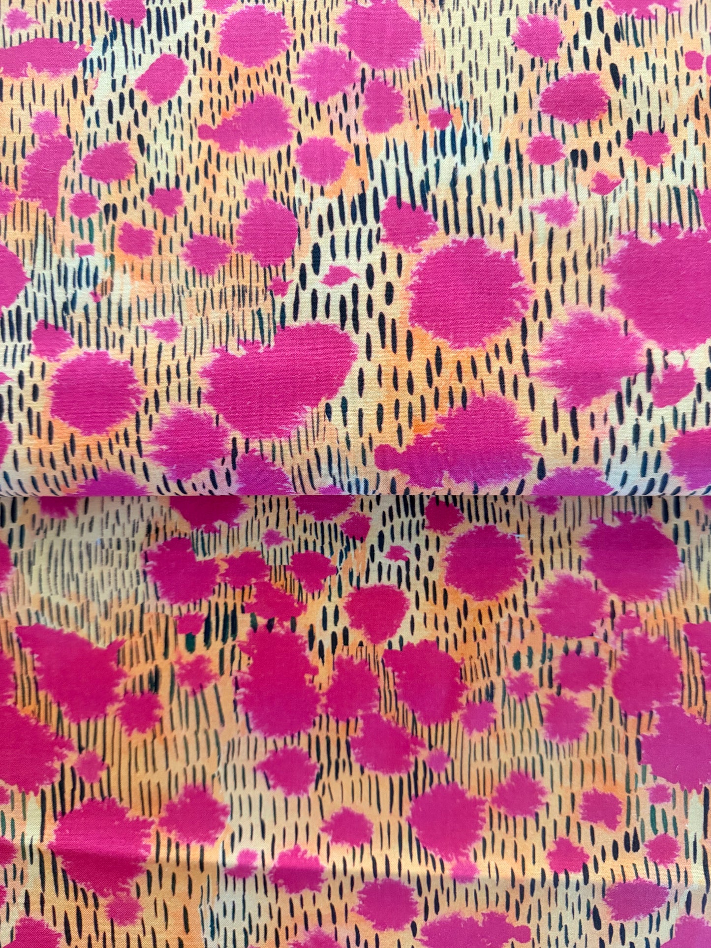 Quilting Cotton- Freckled wood pink