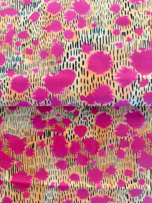 Quilting Cotton- Freckled wood pink