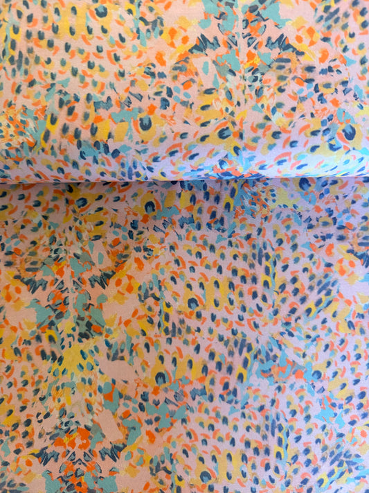 Quilting Cotton- Plumage peach