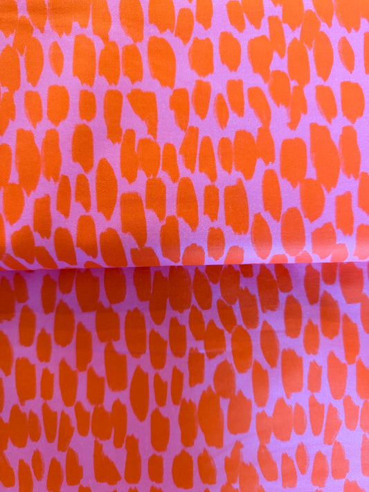 Quilting Cotton- Brushstroke Pink