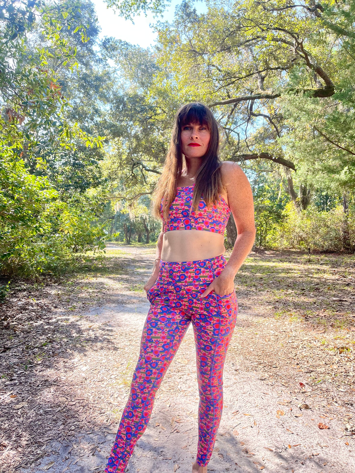 Sports Bra - Retro Floral