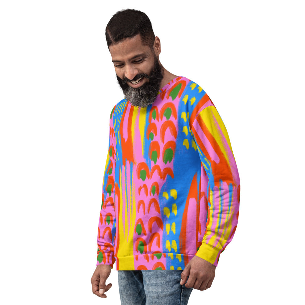 Primary Color Party Sweatshirt